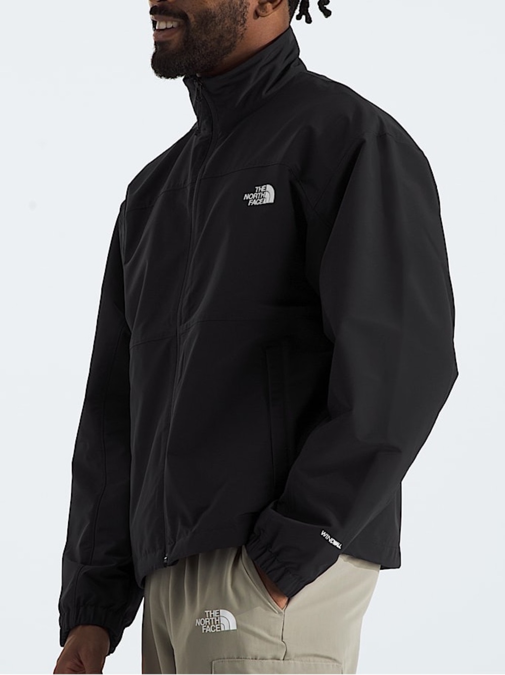The North Face WindWall Men’s Black Full Zip Windbreaker Jacket Size M
